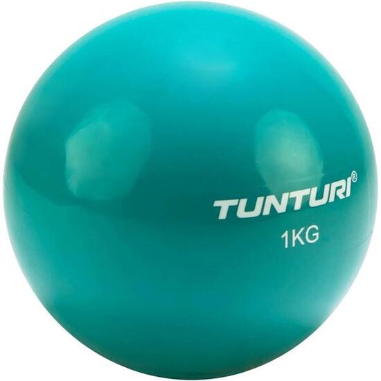 Tunturi Yoga und Pilates Toning Ball 1 kg Türkis