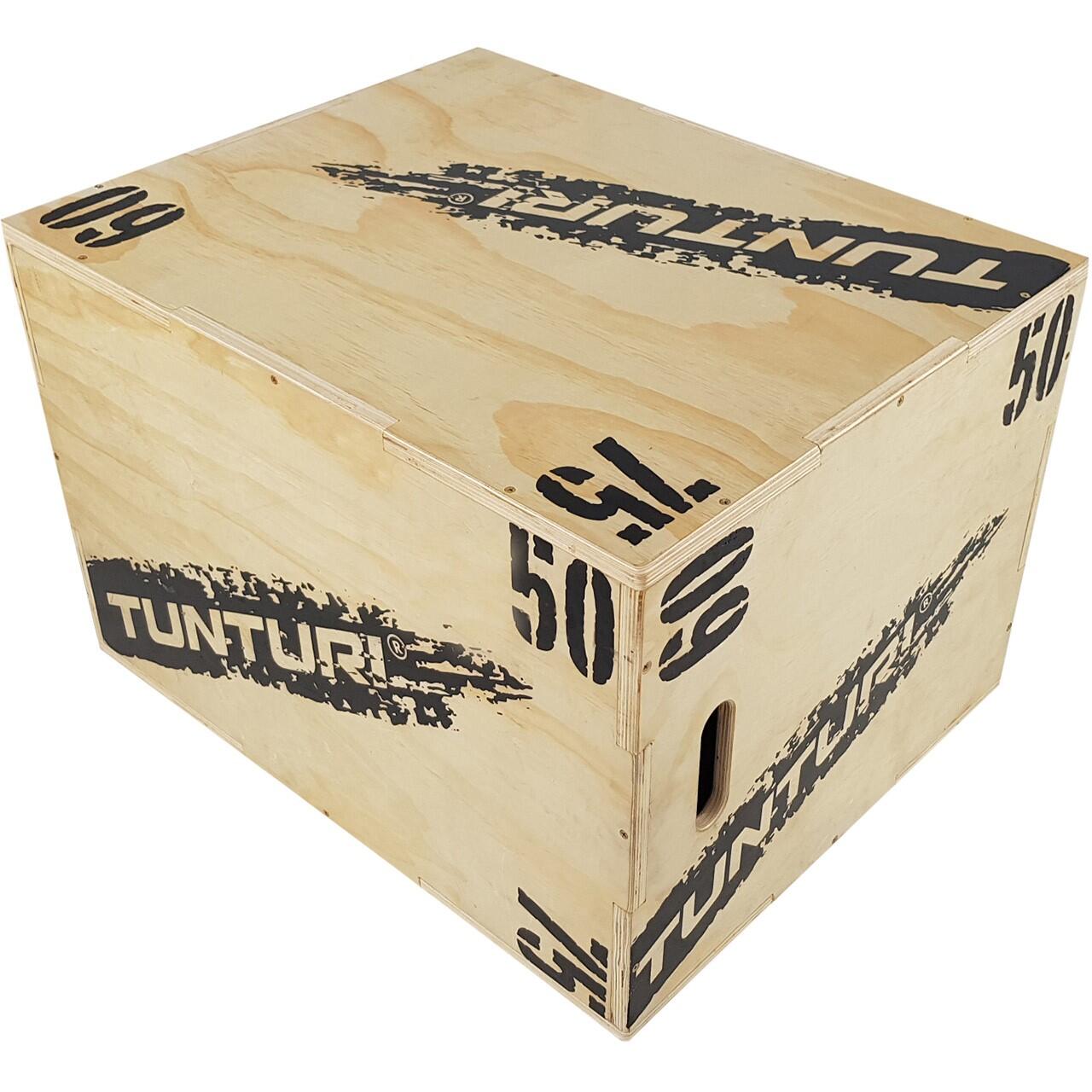 Tunturi - Boîte En Bois Plyométrie 50/60/75cm - Box Pliométrique - Taille Unique - Decathlon