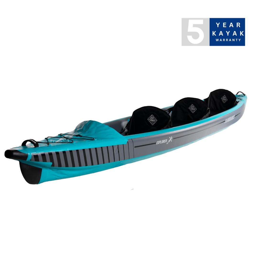 SANDBANKS STYLE Explorer Triple Inflatable Dropstitch Kayak