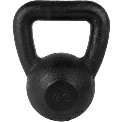 Kugelhantel aus Gusseisen - mit Gummiboden - Kettlebell