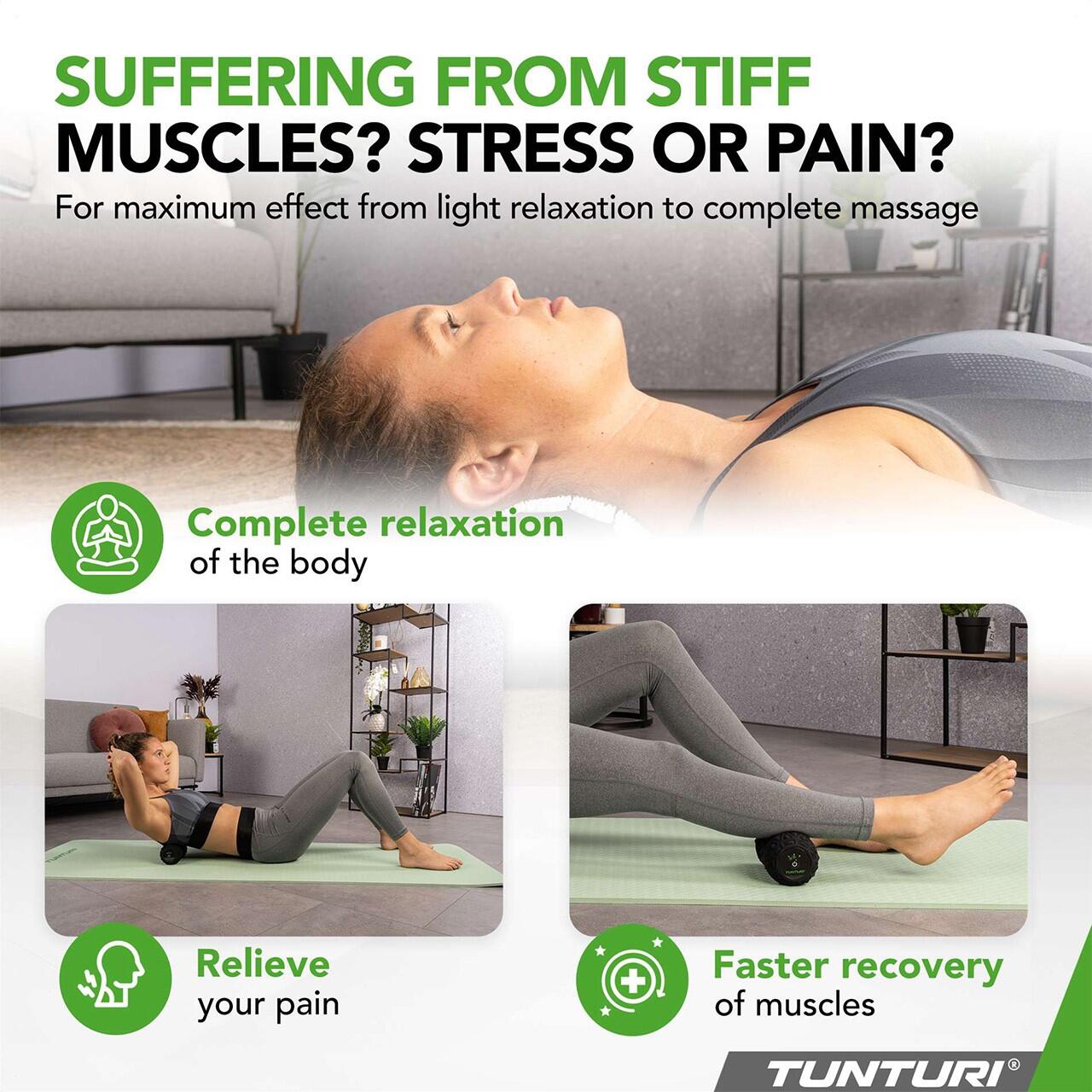 Faszienrolle - Elektrisch mit Vibration - Massageroller zur Triggerpunktmassage 5/7