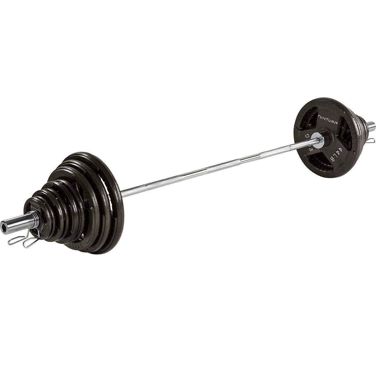 TUNTURI Olympische Tri-Grip Halterstang set - 50mm