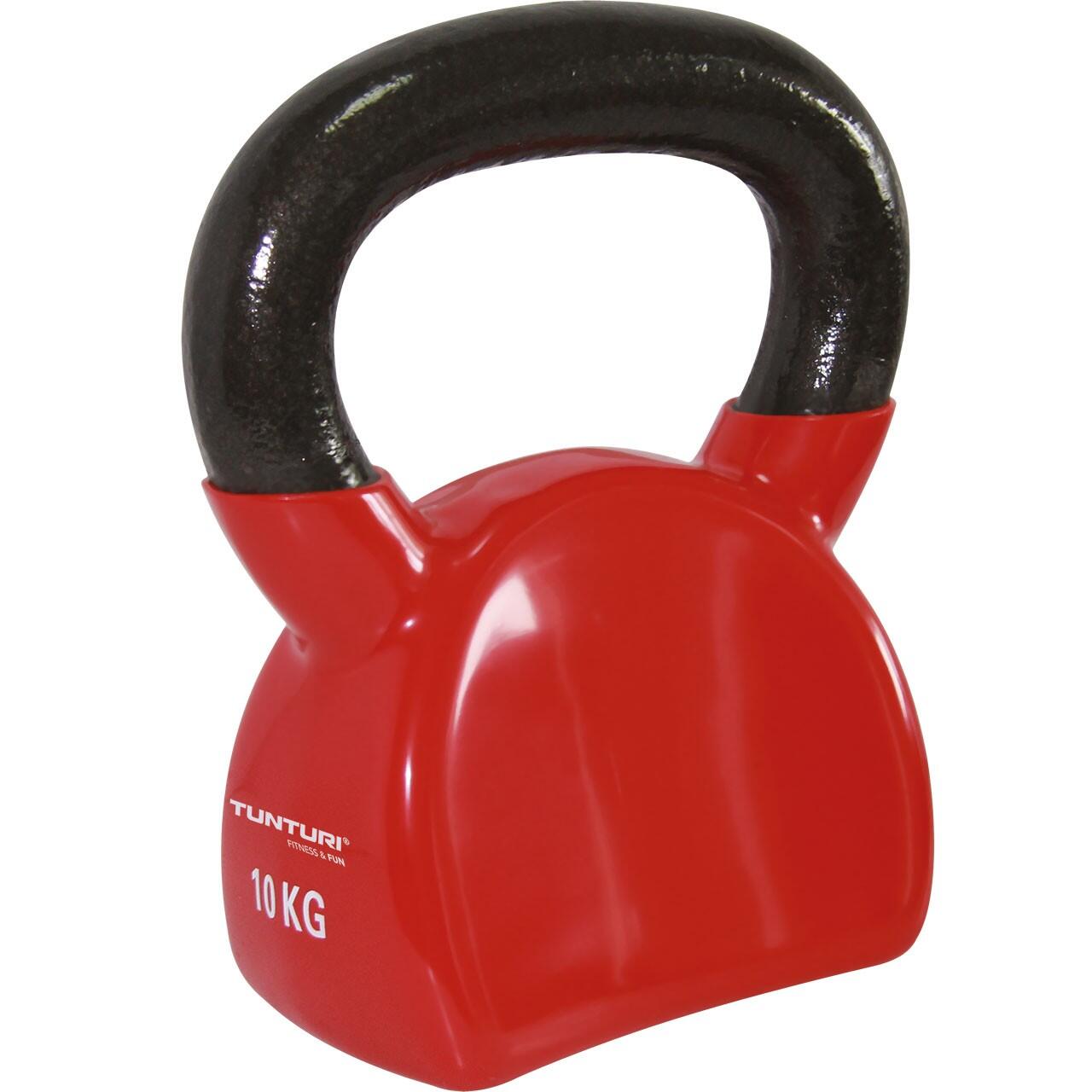 TUNTURI Kettlebell de vinilo - 10 kg