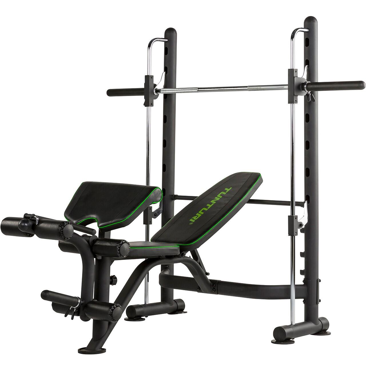 TUNTURI Kraftstation - Smithmachine SM60 - Hantelbank negativ - Beintraining