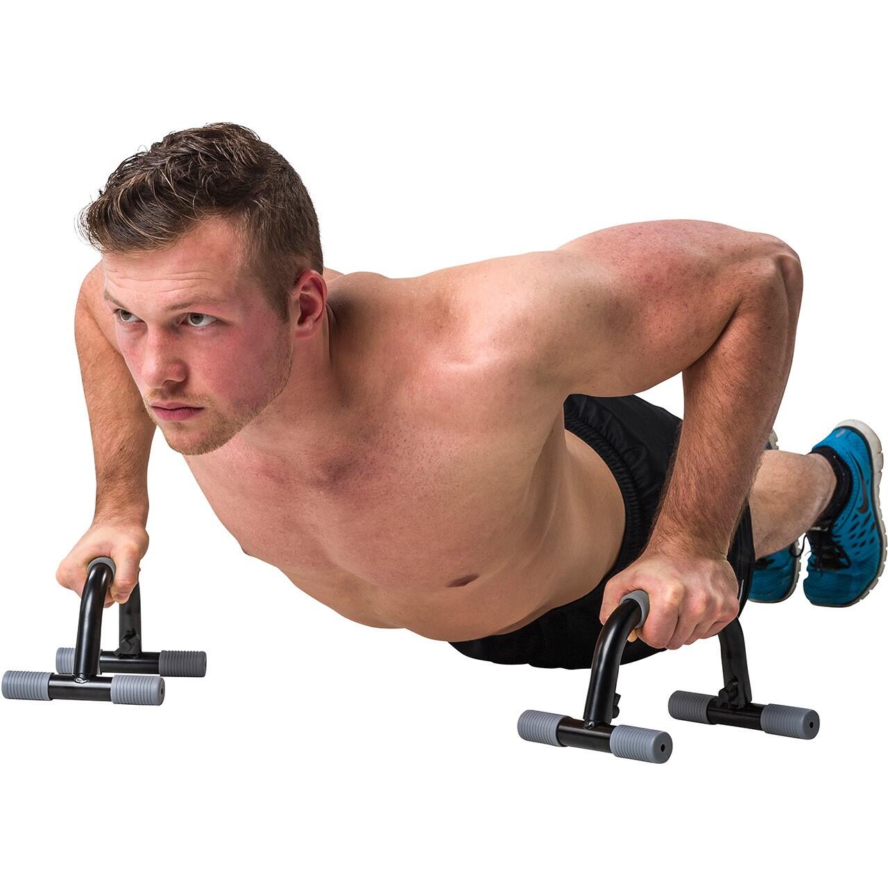 Set Liegestützgriffe -Rutschfeste Push-up - Bars für Krafttraining 3/4