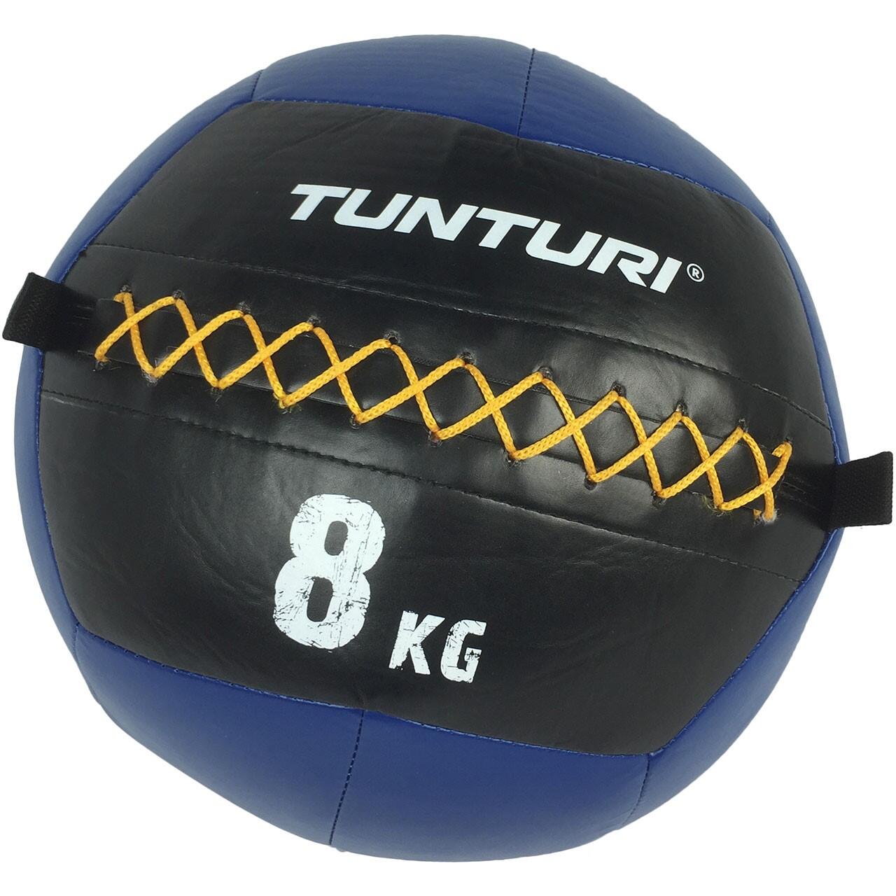TUNTURI Wall Ball - Slam Ball 8kg Blue