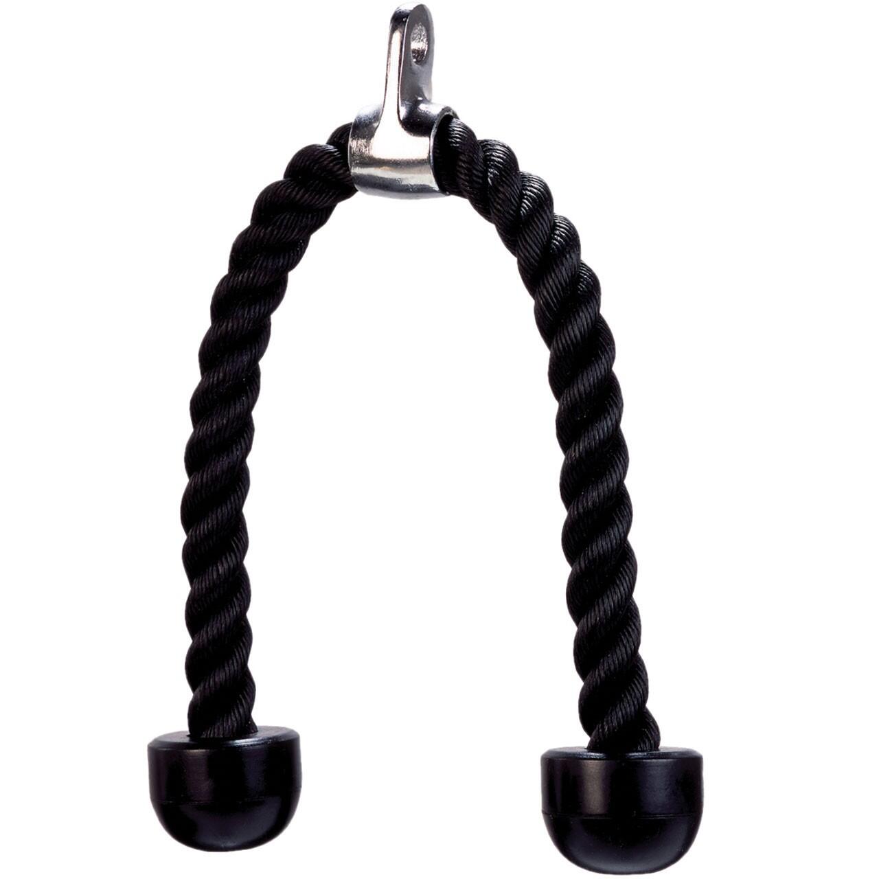 Tunturi - Corde Triceps Pour Appareil Musculation Chrome - Appareil À Charge Guidée - Noir - No Size - Decathlon