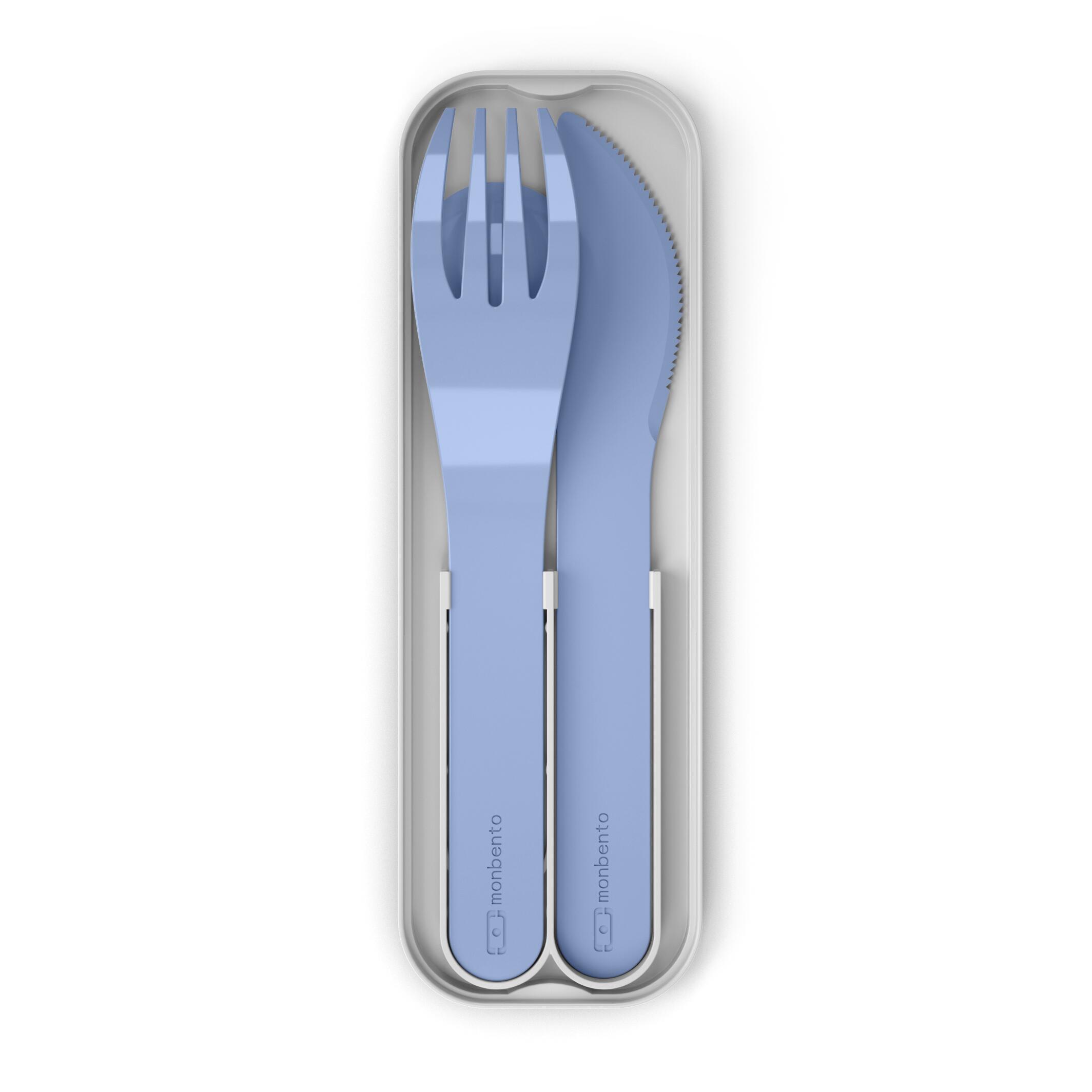 Set 3 posate in bioplastica|Bambini|Scuola, picnic |Pocket Color 2/4