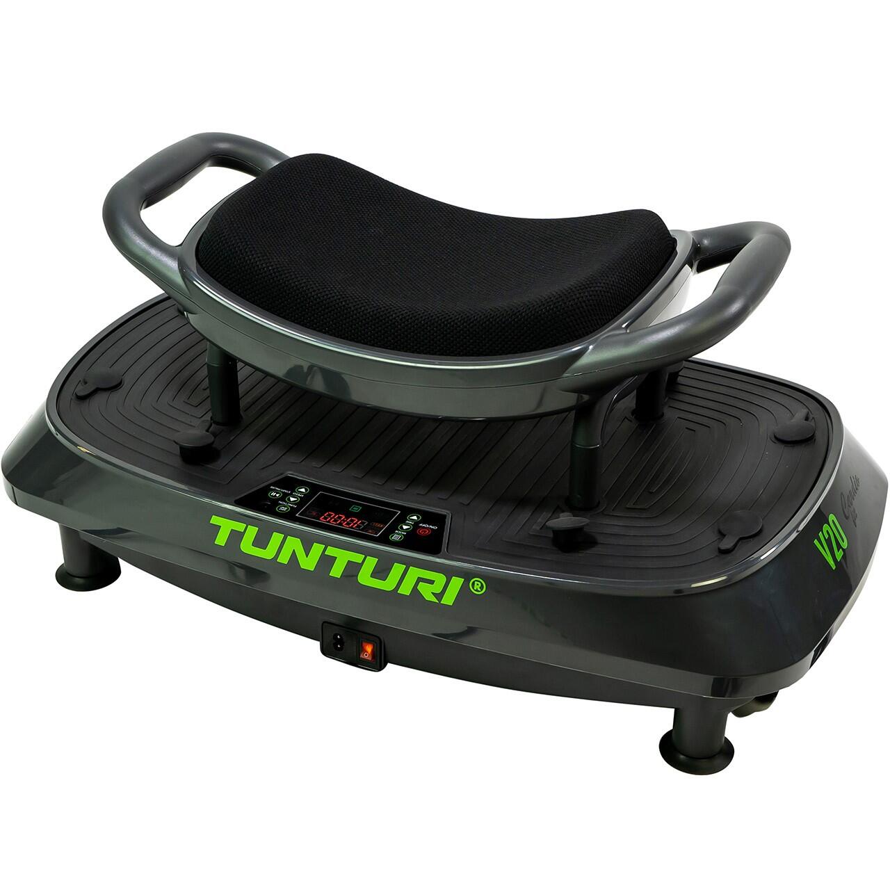 TUNTURI Trilplaat - Incl. stoel - 30 snelheden - 3 programma's - Cardio Fit V20