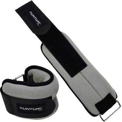 Tunturi 2er Set Gewichtsmanschetten für Handgelenk und Knöchel, mit 0,5 kg
