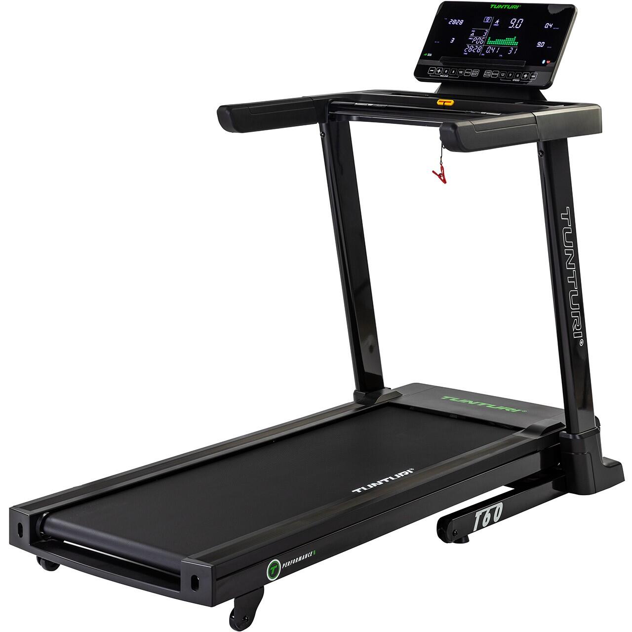 Bieżnia do biegania - PerformanceT60 - Czarny - LCD Ekran - Bluetooth