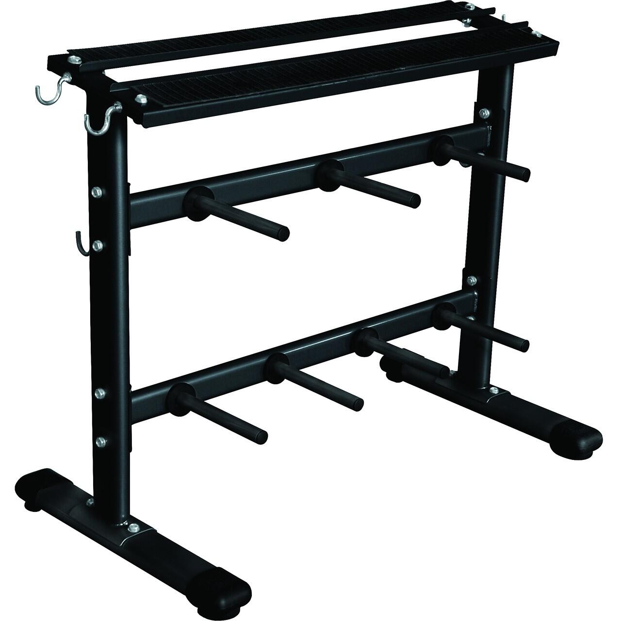 Tunturi - Rack Haltere - Rack Pour Haltères Et Disques Noir - Rack De Rangement - Noir - Taille Unique - Decathlon