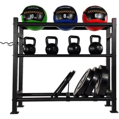 Multi opbergrek voor wall balls - kettebells - halterschijven