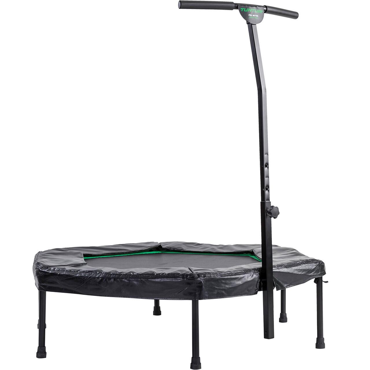 TUNTURI Tunturi Hexagon Black Trampoline with Adjustable Handle