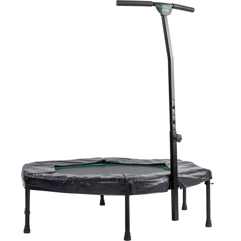 Hexagon Fitness Trampoline - Poignée réglable - Surface de saut de 100 cm