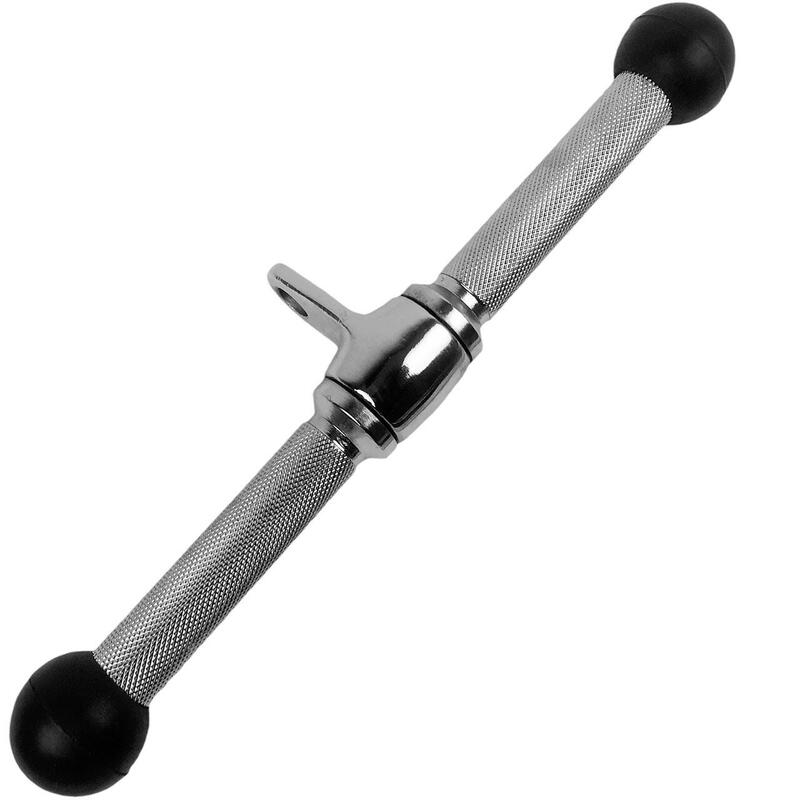 Barre de traction droite 35cm pour appareil musculation, vis, chrome