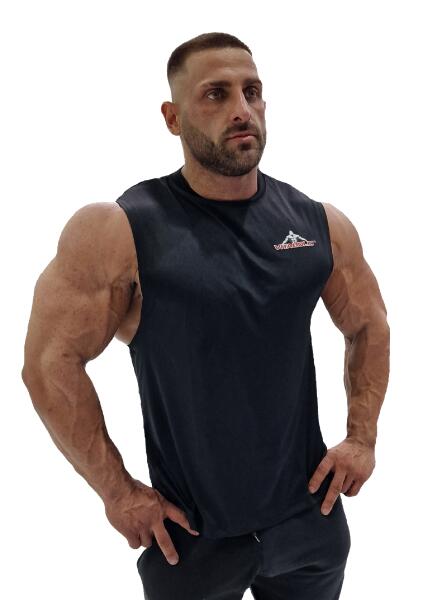 Tricou fara maneci negru