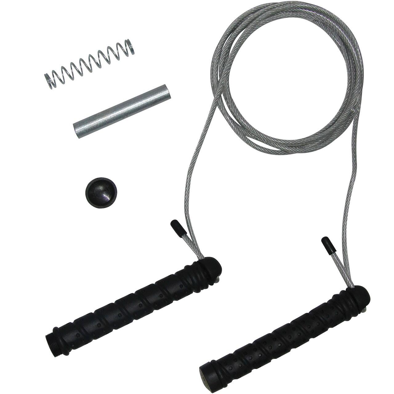 Tunturi - Corde À Sauter "steel" Poids Ajustable Noire - Corde À Sauter - Taille Unique - Decathlon