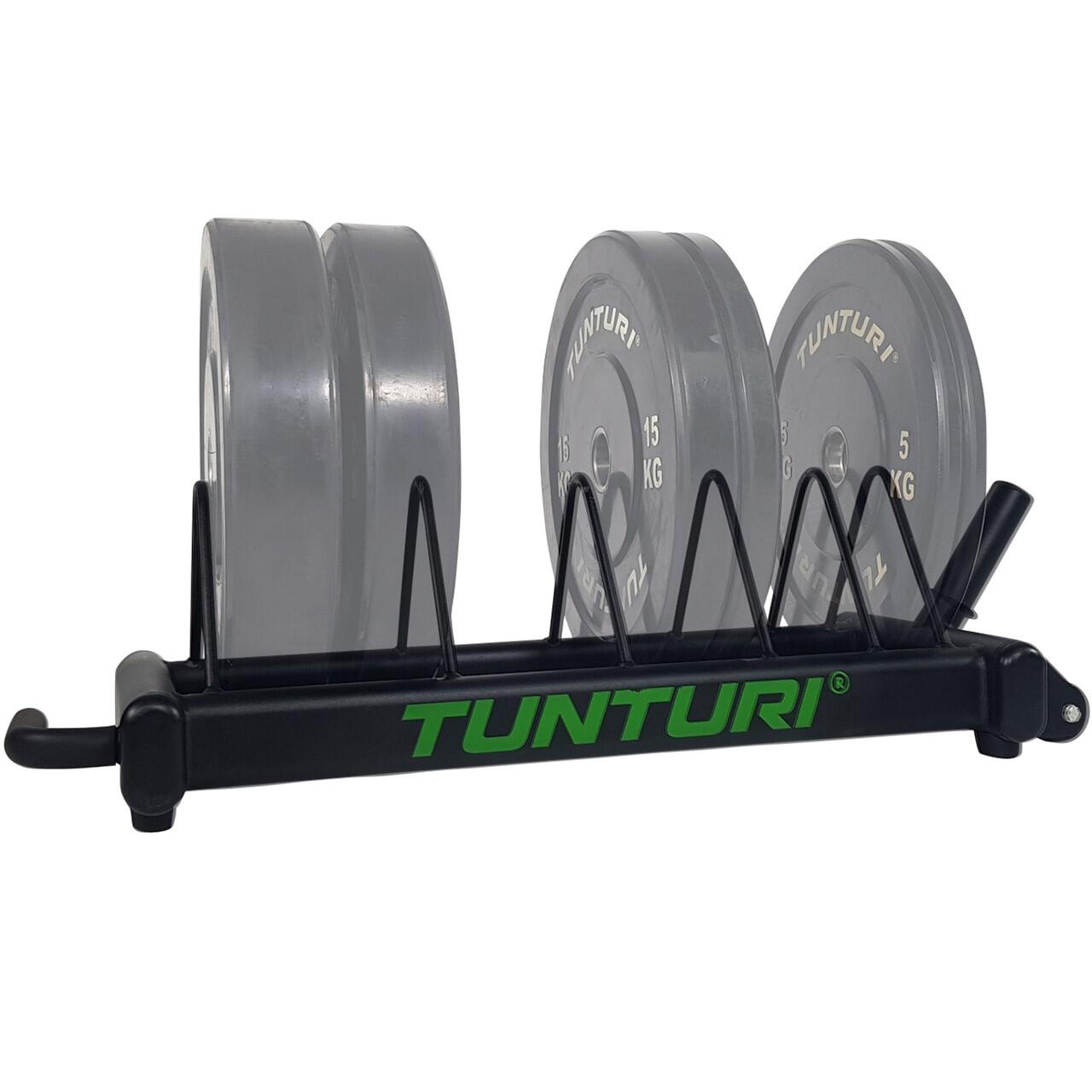 Tunturi - Rack De Déplacement Pour Disques De Musculation - Rack De Rangement - Taille Unique - Decathlon