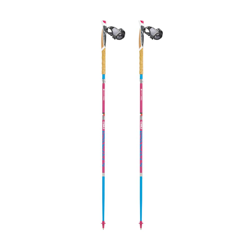 Bâtons TRAIL C4 CORK CROSS FLAMINGO Sht 130 2/5