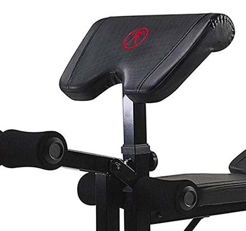 OLYMPIC WEIGHT BENCH WITH RACK 3/6
