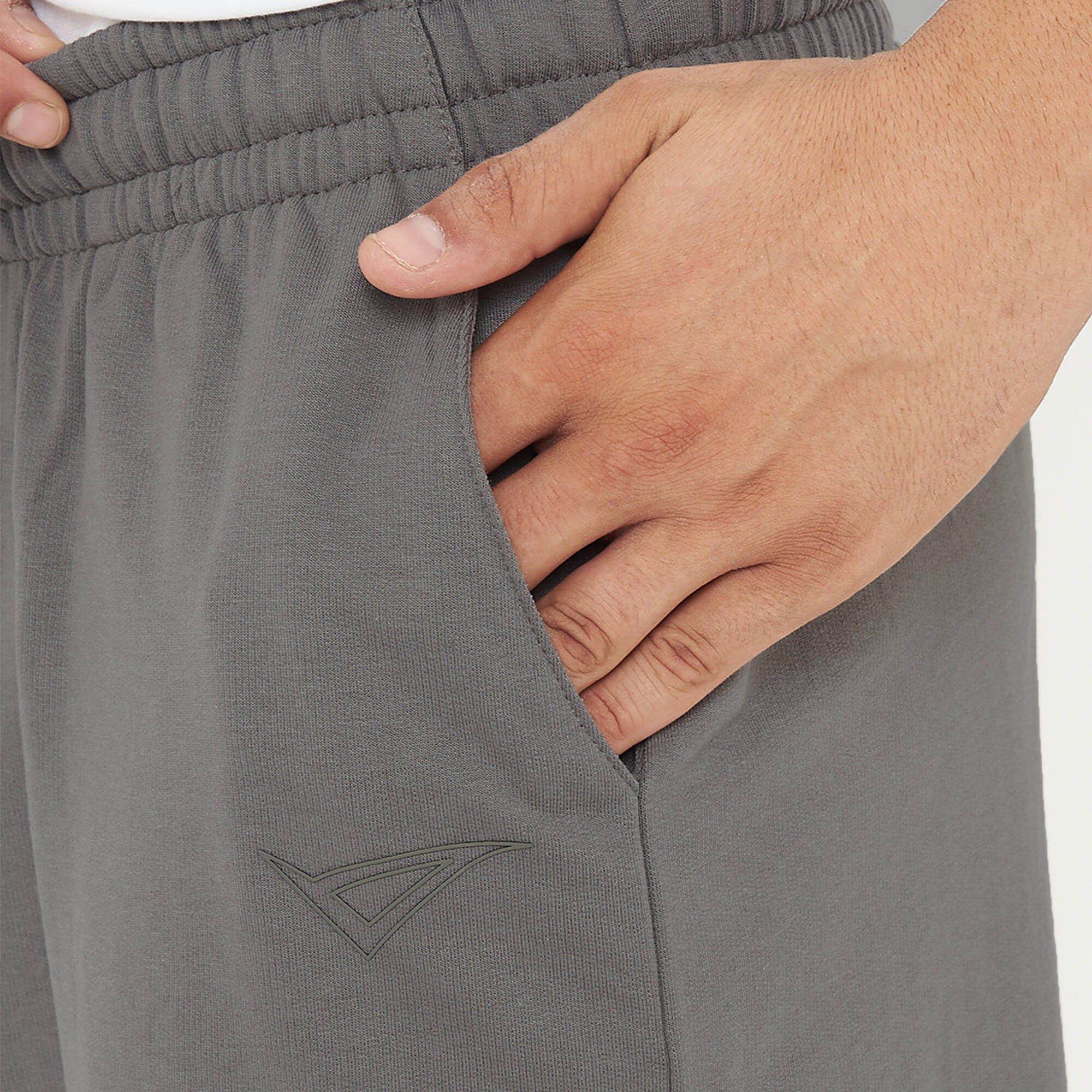 short ginnastica f 9  uomo grigio scuro 4/6