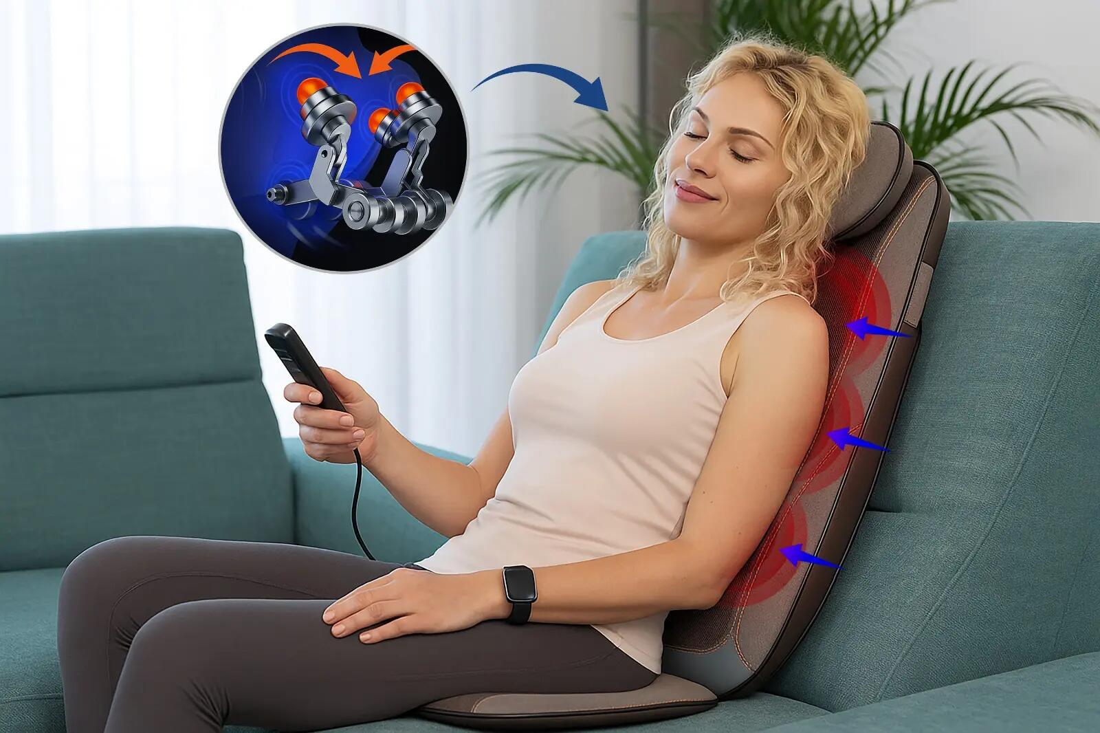 Mata masująca fotel masujący Medivon Cosy Shiatsu 6/7