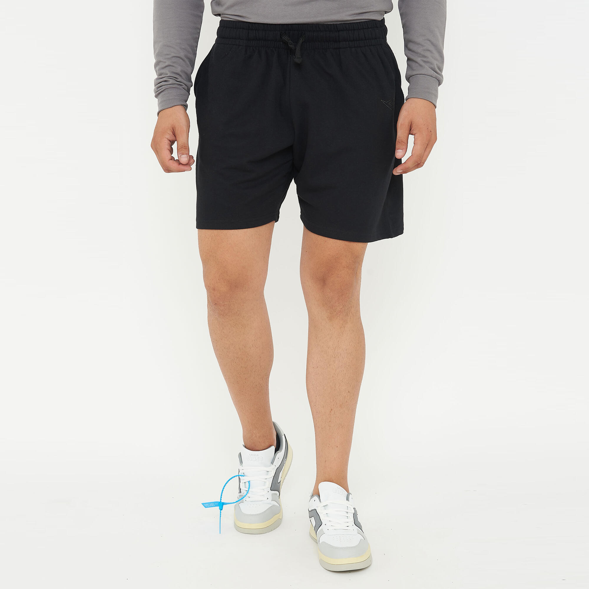 LEGEA Men's Fitness Shorts Cotton Black F7