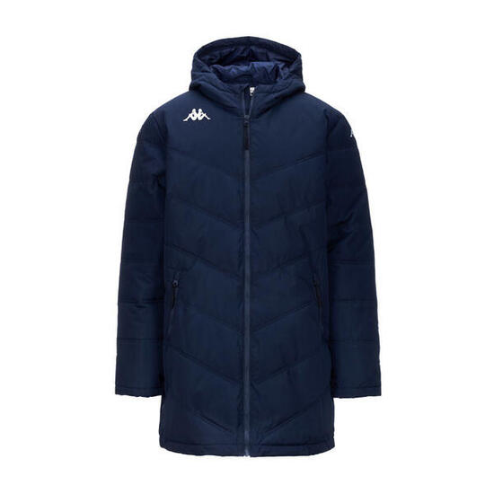 Parka manches longues homme Giambolo bleu