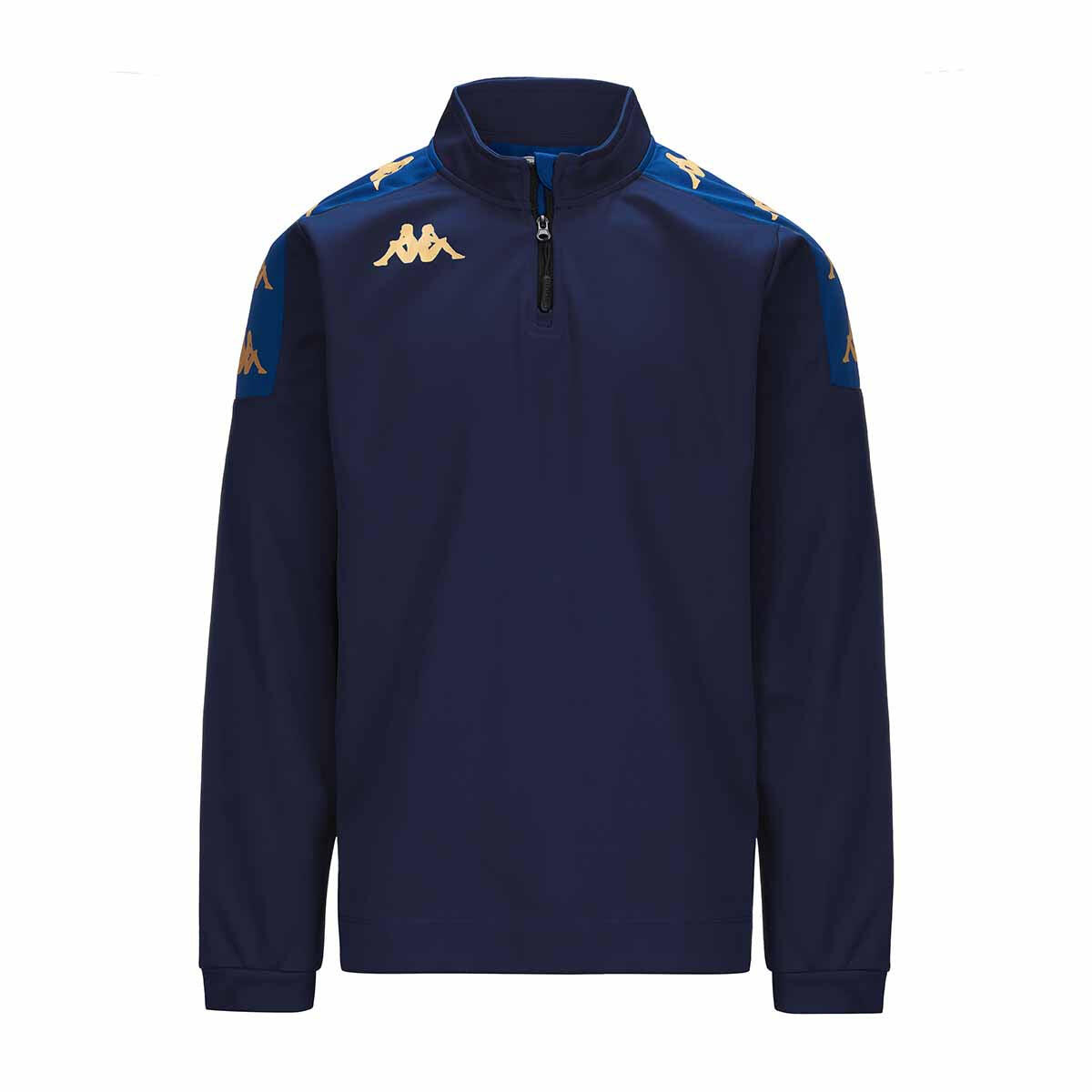 KAPPA Felpe da uomo in poliestere blu da calcio