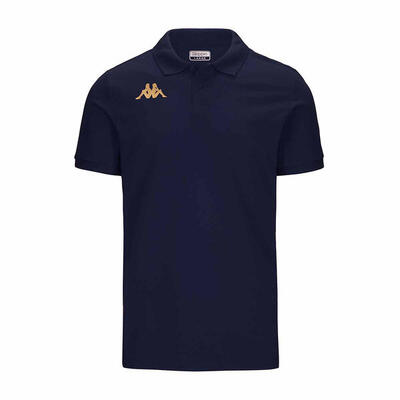 Polo da bambino in cotone bianco da calcio