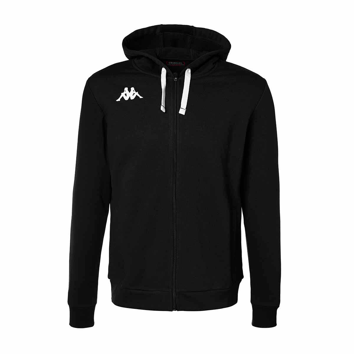 Kappa Camisola Com Capuz Banto Preto da Decathlon