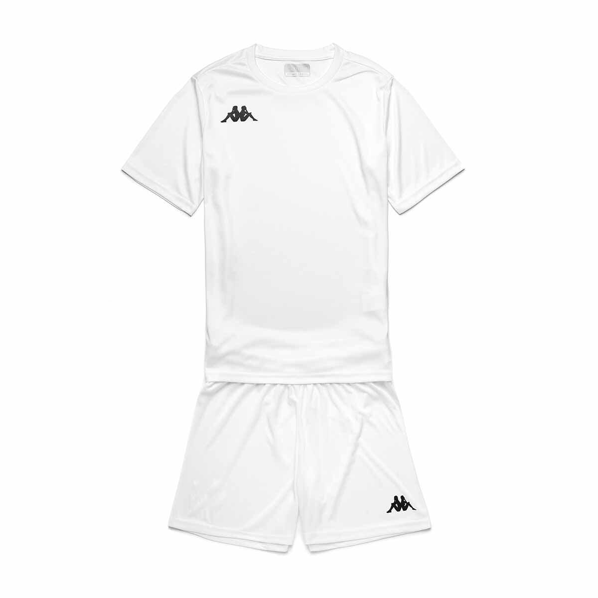 Kappa - Ensemble Football Adulte Gorkit Blanc - Survêtement - Blanc - 12 À 14 Ans - Decathlon