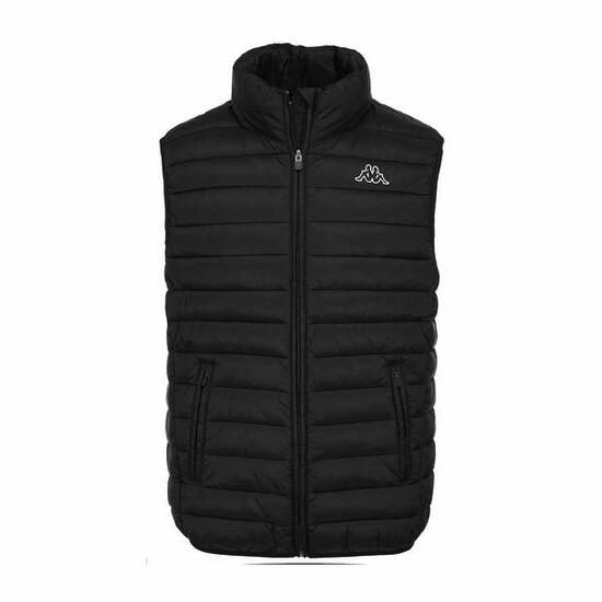 Smanicato da uomo in nylon nero da sportivo