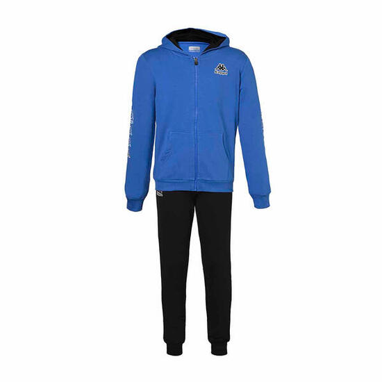 Ensemble manches longues garçon Logo bleu