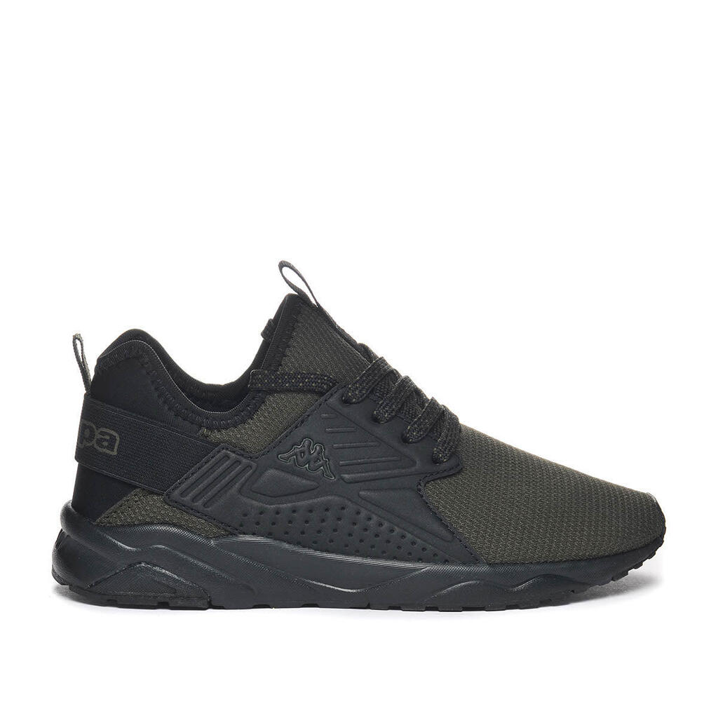 Boys' Kappa San Puerto Lace Black/Khaki Trainers