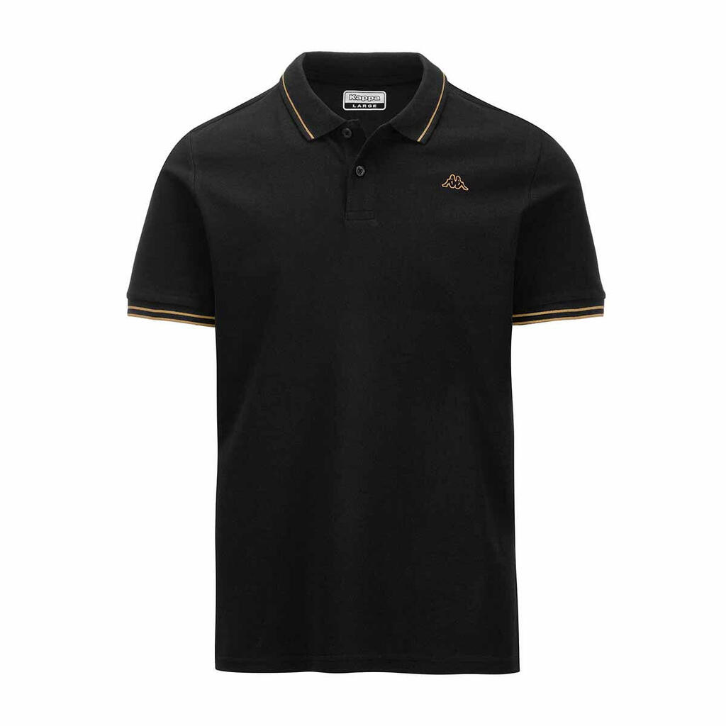 Kappa Ezio Men's Black Polo Shirt