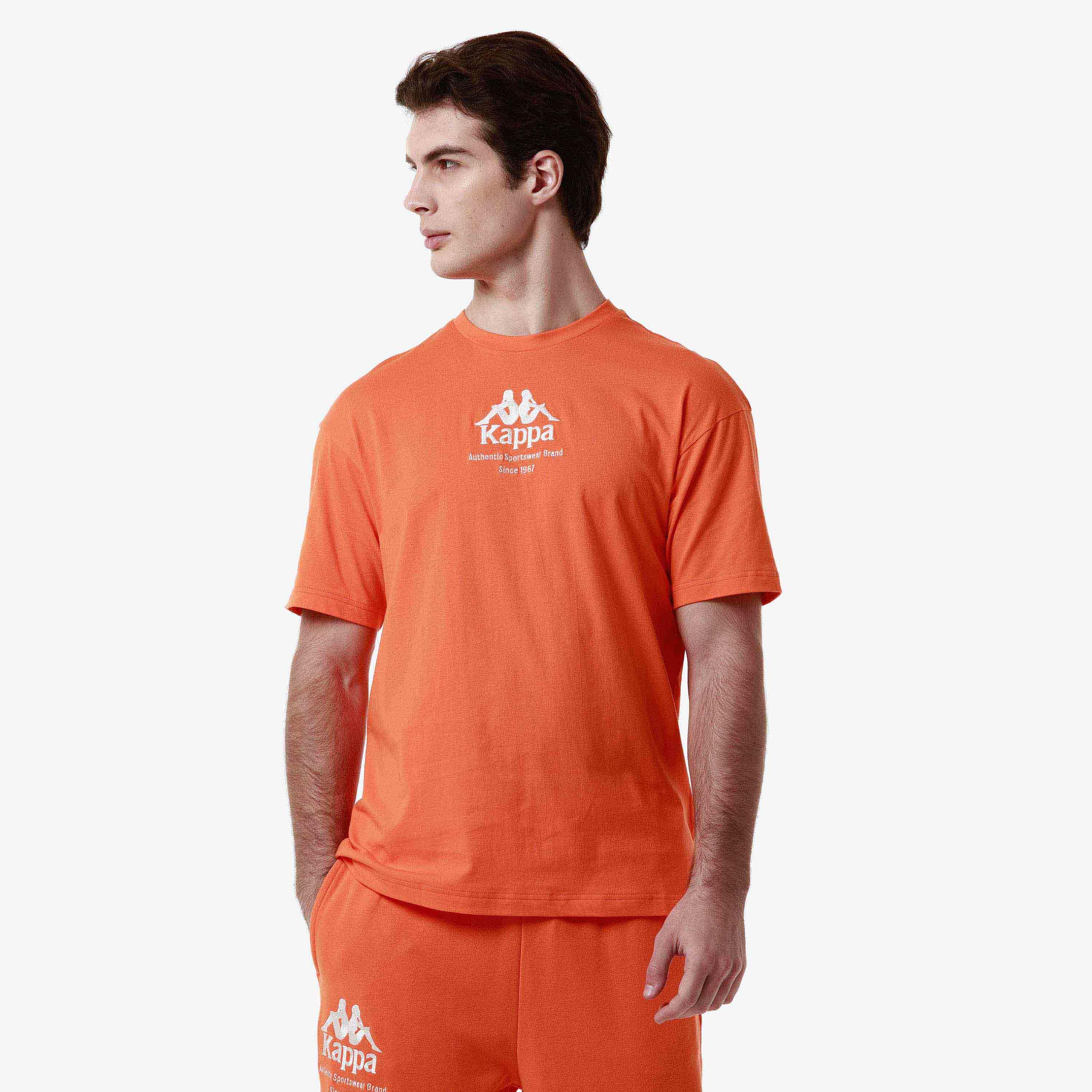 Kappa - T-shirt Authentic Kappa Gastor - T-shirt Manches Courtes - Orange - 48 Xl - Decathlon
