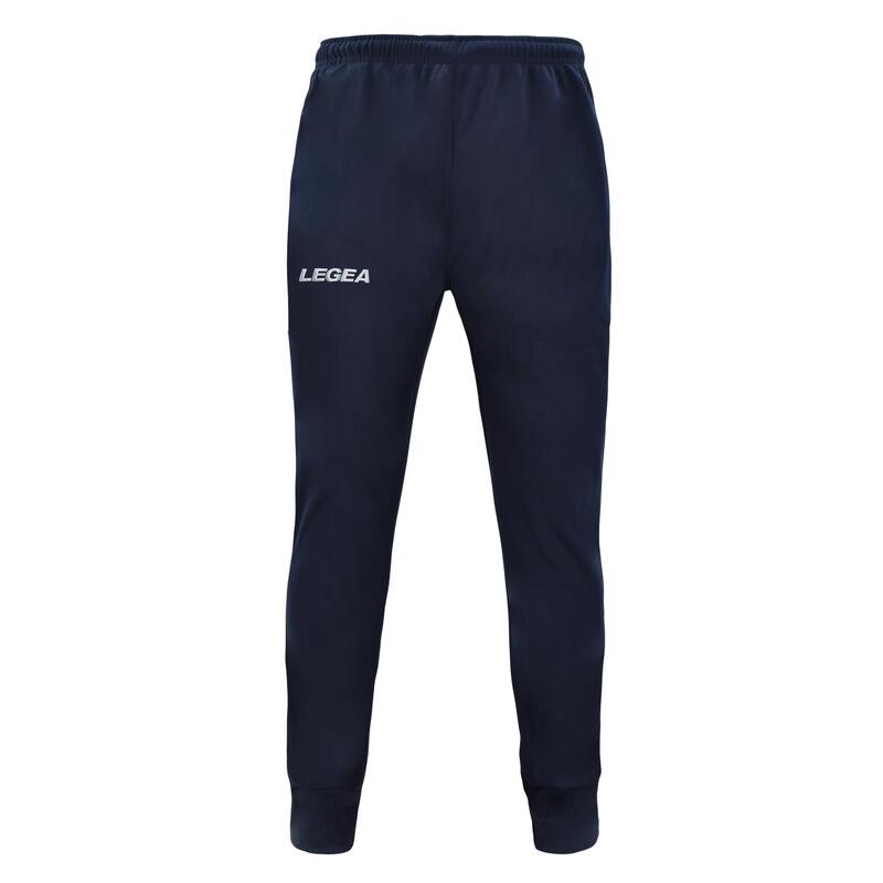 Pantaloni de antrenament oversized din poliester albastri