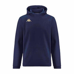 Hoodie manches longues garçon Giordi bleu