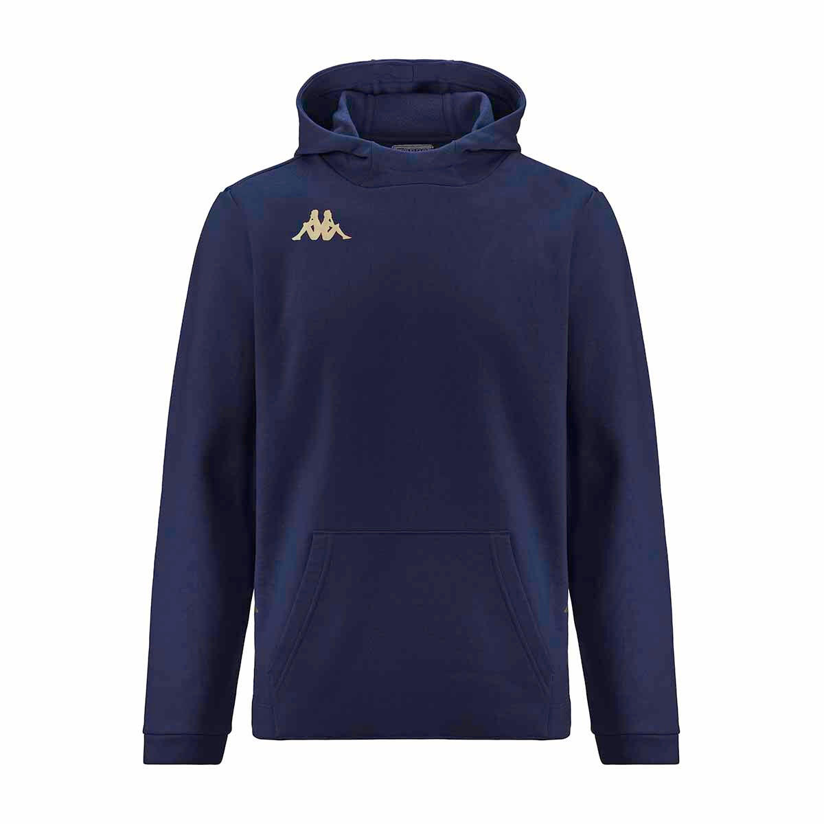 Kappa - Hoodie Manches Longues Homme Giordi Bleu - Sweat-shirt - Bleu - 40 M - Decathlon