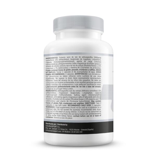 Focus (Ashwagandha + L-Tryptofaan) - 60 plantaardige capsules MASmusculo 2/6