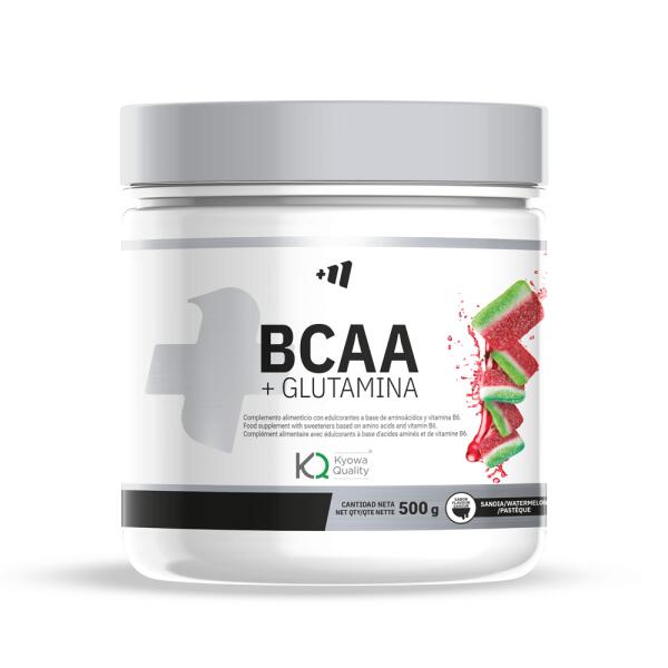 BCAA z Glutamina Kyowa® - 500g MASMUSCULO żelki arbuzowe