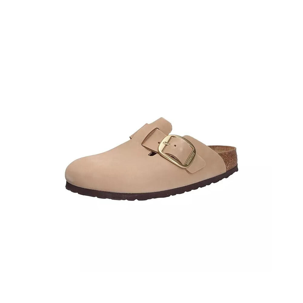 Chausson mule Birkenstock BOSTON BIG BUCKLE NUBUCK étroite 2/7