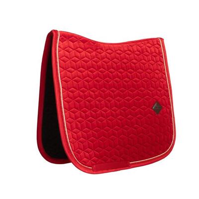 Schabracke samt dressur hellblau cob