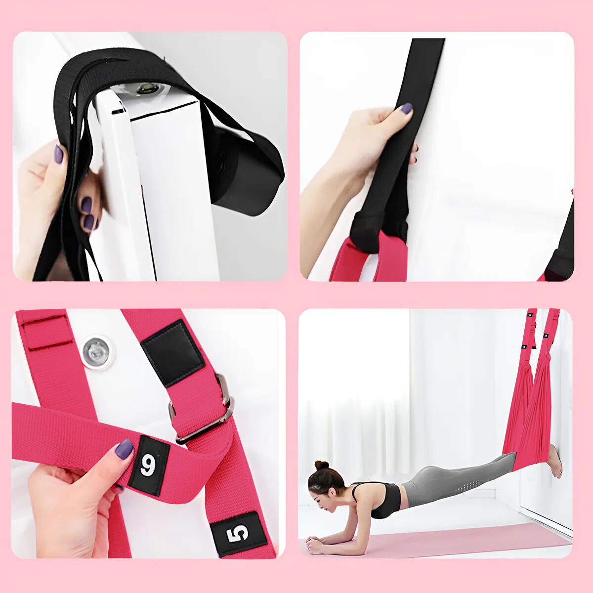 Hamac sangle de yoga aérien JustFit 4/5