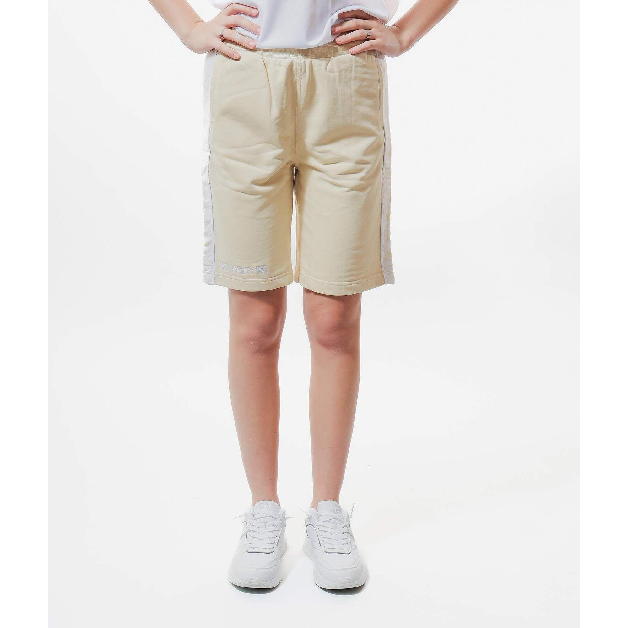 Givova - Short Avec Bande Givova - Short - Beige - Decathlon