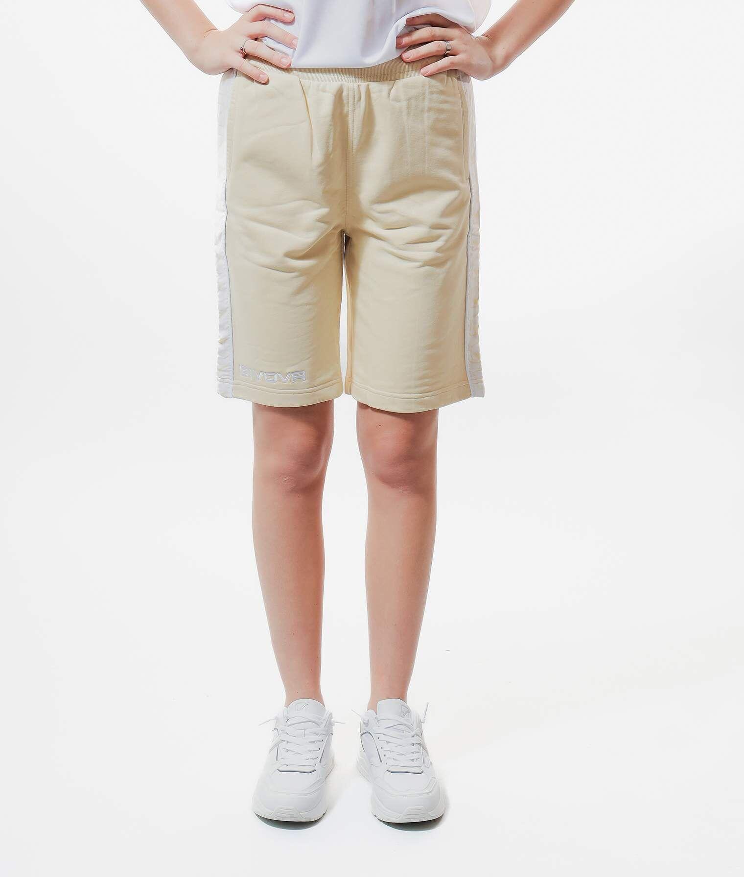 Pantaloni scurti sport Givova Terry Band Sand Beige