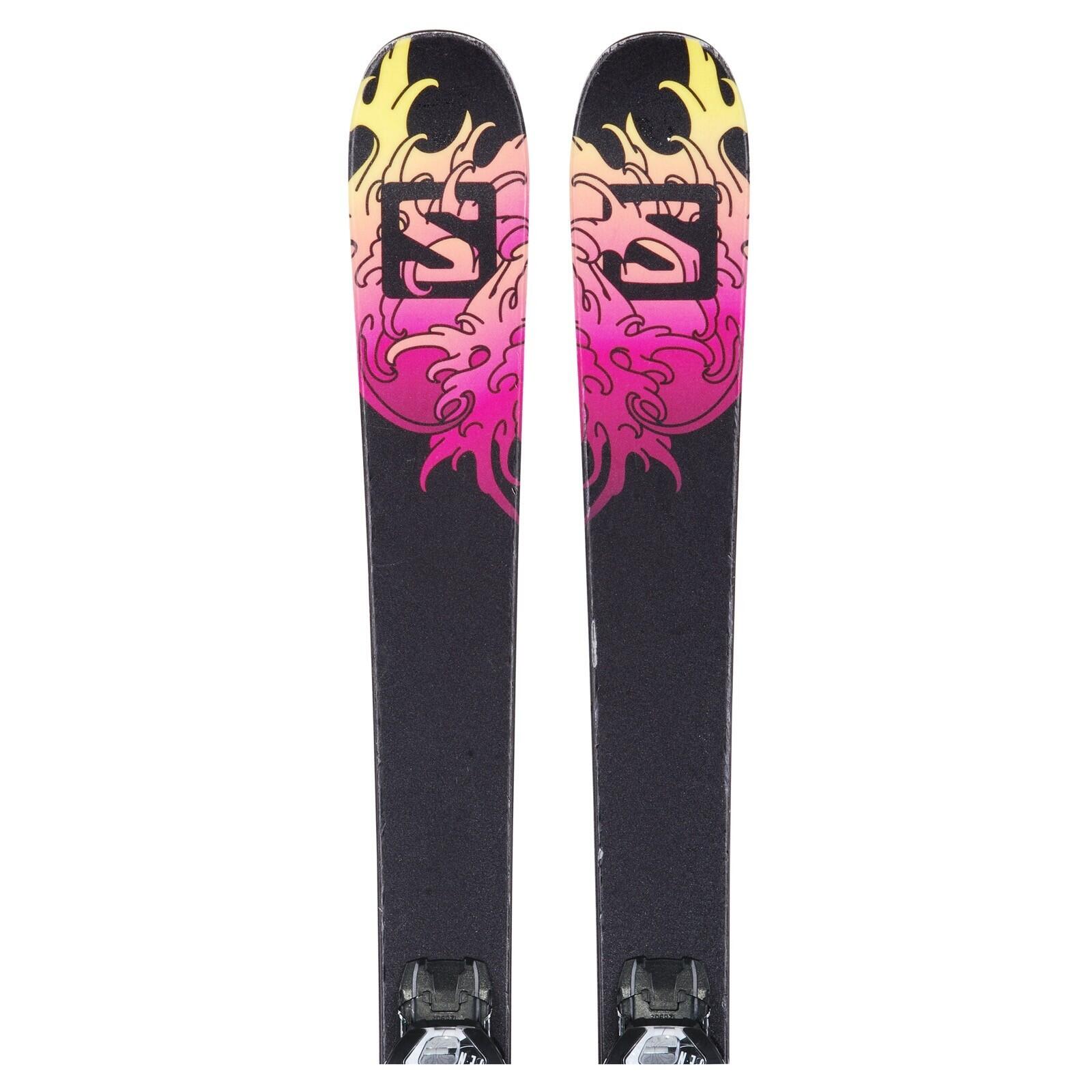 RECONDITIONNE - Ski Salomon Tnt + Fixations 2/5