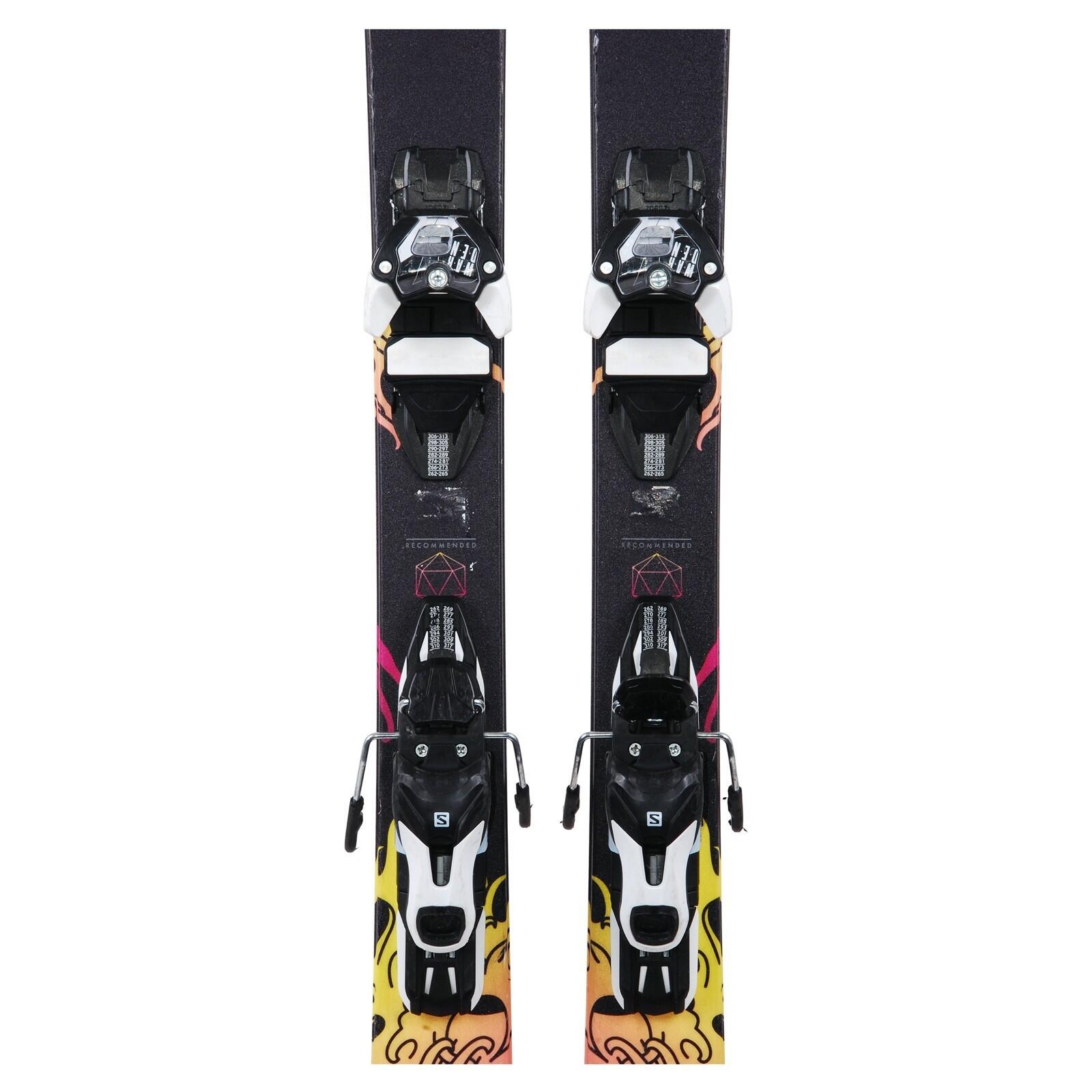 RECONDITIONNE - Ski Salomon Tnt + Fixations 3/5